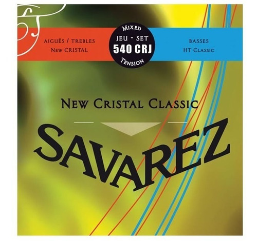 Encordoamento Violão Nylon Savarez Cristal Classic 540crj