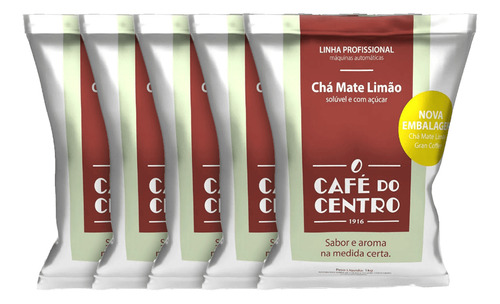 Kit Chá Mate Limão Café Do Centro 5kg