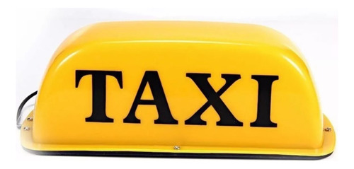  Letrero Taxi Luminoso Amarillo Para Techo Magnético Con Luz