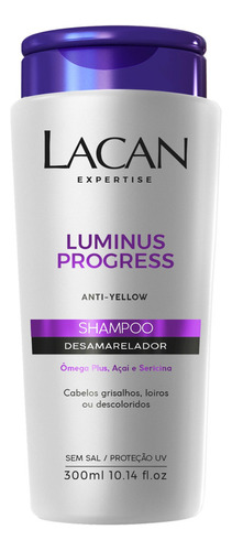 Lacan Shampoo Desamarelador Luminus Progress 300ml