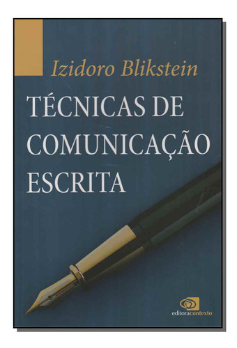 Libro Tecnicas De Comunicacao Escrita De Blikstein Izidoro