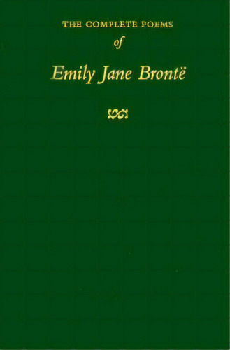 The Complete Poems Of Emily Jane Brontãâ«, De Brontë, Emily Jane. Editorial Columbia Univ Pr, Tapa Dura En Inglés