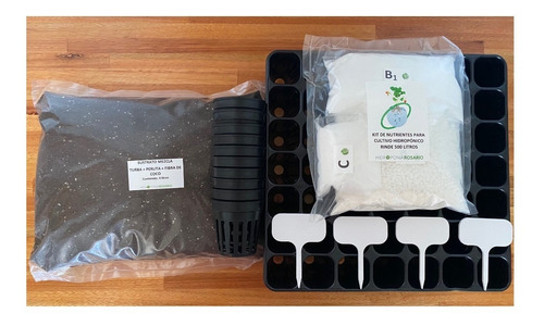Kit Germinacion Y Cultivo. Bandeja.sustrato.semillas.nutrien