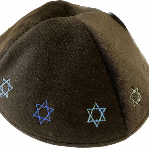 Kipa Bordada. Maguen David. Gorra Judaica. Ayf Kipot