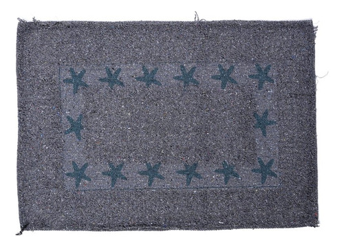 Alfombra De Baño Antideslizante Artesanal 40x60cm Linea Star