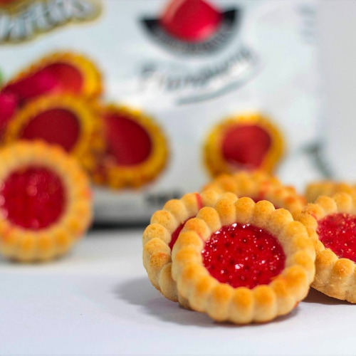 Imagen 5 de 9 de Galletitas Mini Coronitas Frambuesa Fachitas - Mejor Precio