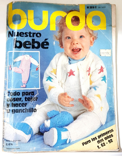 Revista Burda Regular Estado,bebés 1983,71 Pag. C/patrones.