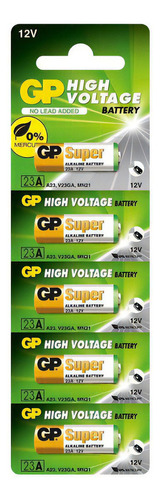 Pilas 23a Alcalina 5 Pilas Alto Voltaje Gp Super