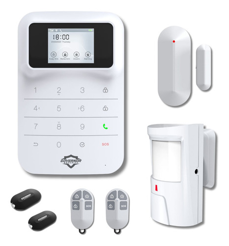 Alarma 100% Inalámbrica Wifi Celular Governor Gv-safe400 