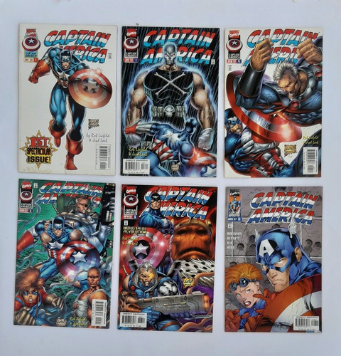 Captain America 1996 Marvel Comics 6 Hq Em Inglês Importado