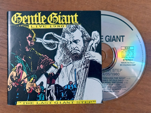Cd Gentle Giant - The Last Giant Step (1991) Italia Raro R10