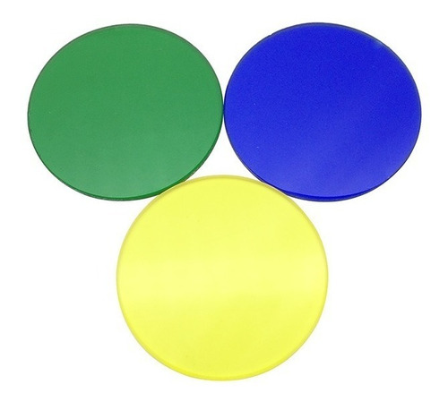 Filtro Azul, Amarillo Y Verde Para  Microscopios Desde