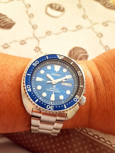 Relógio Seiko Turtle Shark White Adição Especial