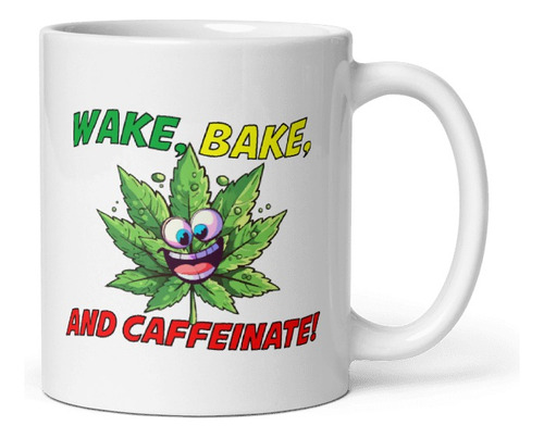 Taza Mug Marihuana Pocillo De Café Cannabis Sublimada 11 Oz