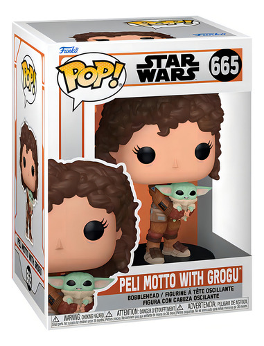 Funko Pop! Star Wars: The Mandalorian - Peli Motto Con Grogu
