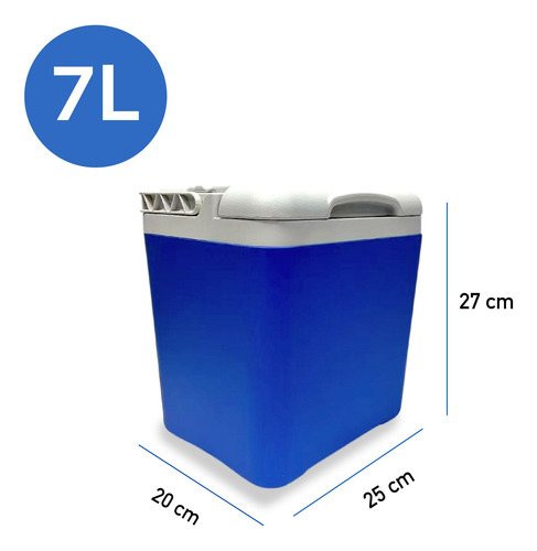 Hielera Portátil Con Ruedas Plástico Resistente Set De 4 Pz Azul