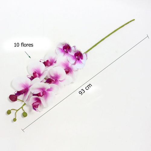 Orquideas Artificiales 1 Tallo Flores Decorativas Realista M | Cuotas sin  interés