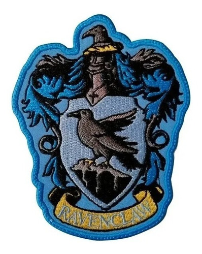 Harry Potter Ravenclaw Hogwarts Cuervo Azul Parche Bordado