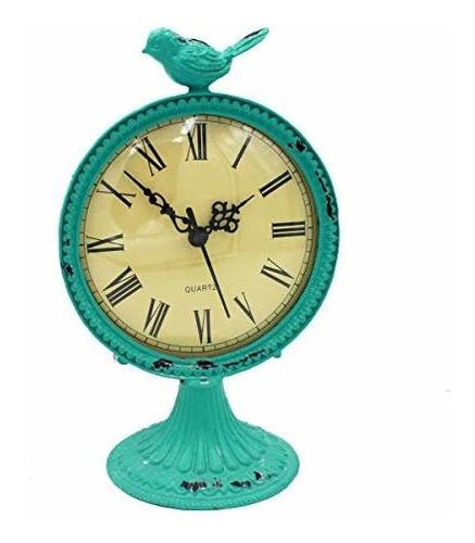 Funly Mee - Reloj De Mesa (peltre), Diseño De Pájaro, Color 