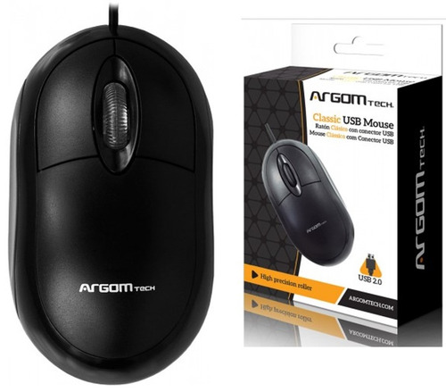 Argom Arg-ms-0002 Mouse Usb Classic Black (gadroves)