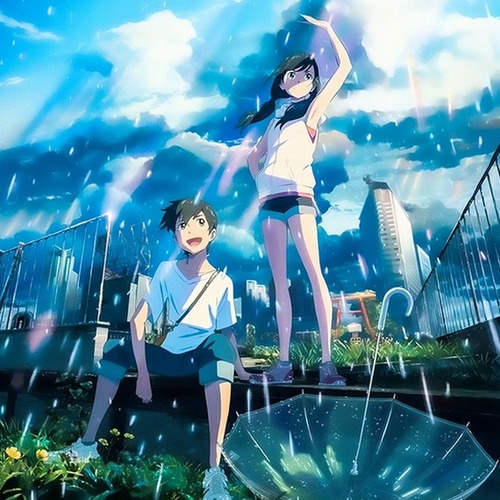 Figura Hina Amano E Hodaka Morishima Anime O Tempo Com Você