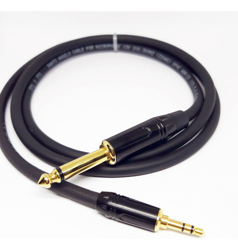 Cabo P10 Mono P2 Estereo Mesa De Som Celular Note Com 1 M