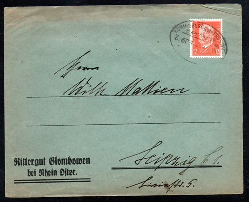 Alemania, Sobre, Reich, Historia Postal,  (ge-10)