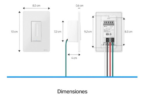 Apagador Wi-fi Con Dimmer (atenuador De Luz)