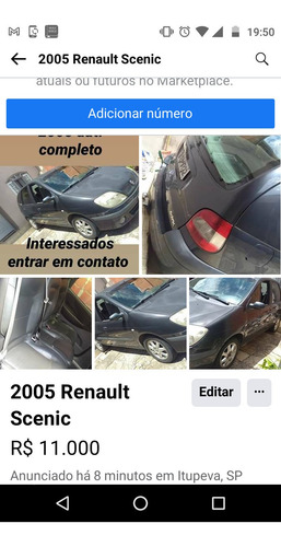Imagem 4 de 10 de # Renault Scenic 2005 2.0 16v Privilège Aut. 5p