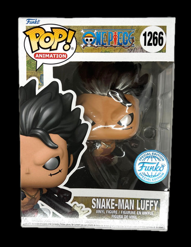 Unko Pop Luffy Snake Man Metalico Exclusivo One Piece 1266