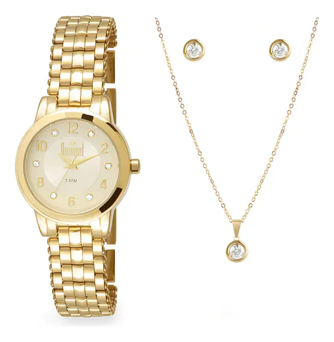 Reloj dorado mujer mercadolibre sale
