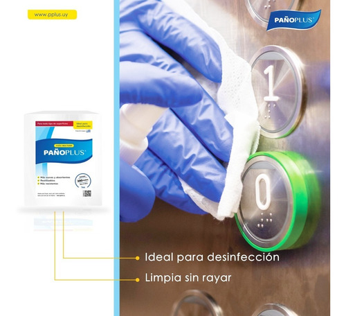 Imagen 3 de 4 de Pañoplus Classic - Paquete Blanco Liso 2,5kg (30cm X 35cm)