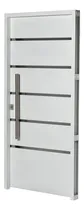 Comprar Puerta Abatible Doble Chapa Inyectada 90x2 Apliques Barral