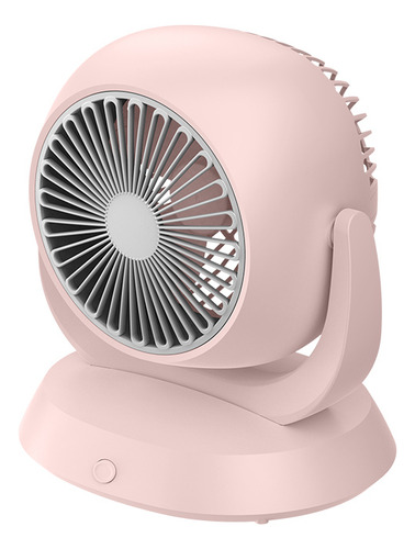 Ventilador Aire De Escritorio Cargo Usb De La Oficina Y Casa Cantidad De Aspas 3 Estructura Rosa Aspas Gris Diámetro 3 Frecuencia 50 Material De Las Aspas Plástico
