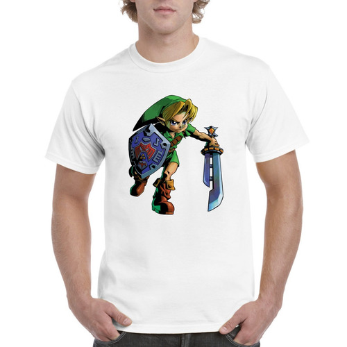 Linda Camiseta Nuevo Modelo Videojuego Link Escudo 