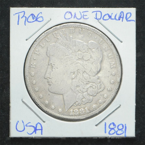 Moneda Usa One Dollar Morgan 1881 Ceca S R06