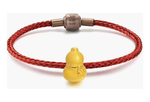 Pulsera Mujer Con Oro De 24 K Diseño Calabaza