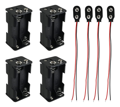 4aa Battery Case Kit 4set 4x1.5v Aa Battery Holder And ...