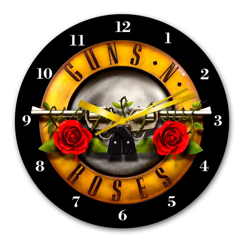 Guns N' Roses Reloj De Pared