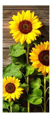 Adesivo Decorativo Porta Flores Girassol #02