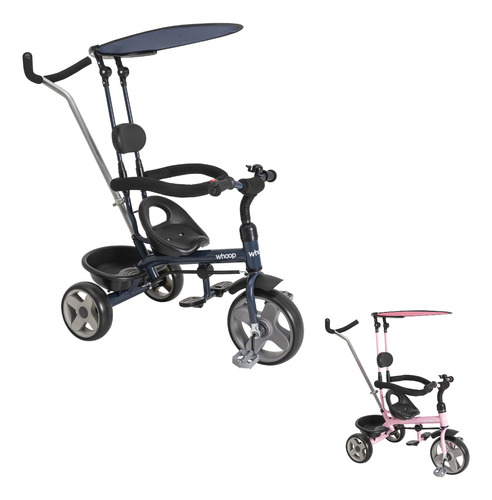 Triciclo De Passeio E Pedal Infantil Grow Kiddo