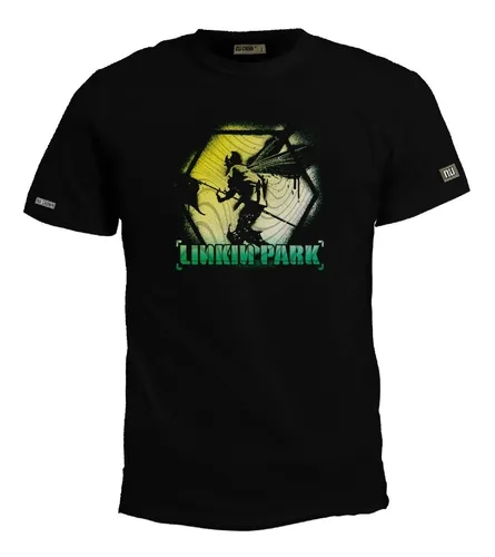 Camiseta Linkin Park Hybrid Theory Flag Soldier Rock Sbo Camiseta Linkin Park Hybrid Theory Flag Soldier Rock Sbo