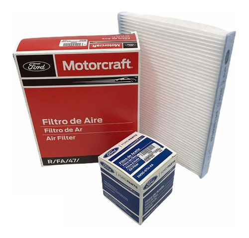 Kit Filtro Aire + Aceite + Polen Ford Fiesta Kinetic