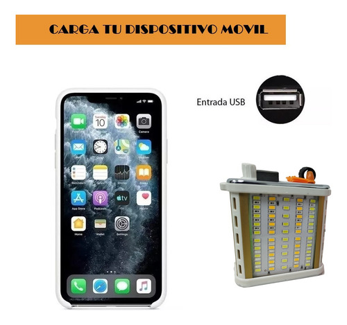 Focos De Caza Linterna Minera Recargable Luz Roja Led 200w