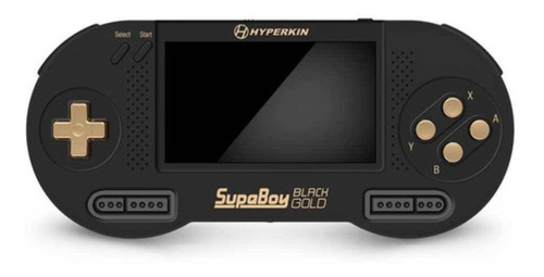 Consola Hyperkin SupaBoy Black Gold Standard color  negro y dorado