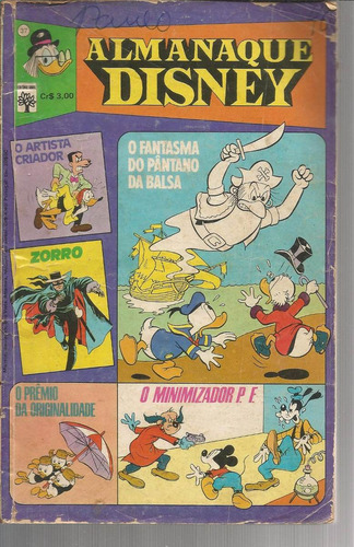 Almanaque Disney Nº 37 - Não Possui A Contracapa - Editora Abril - Capa Mole - Bonellihq Cx22  Mar19