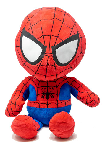 Juguete De Peluche Spiderman Color Rojo De 27cm