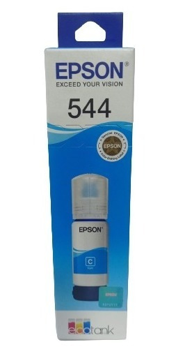 Tinta Epson Original 544 Cian Ecotank 