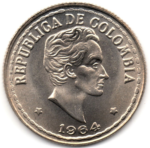 20 Centavos 1964 Nueva Y Con Todo El Brillo