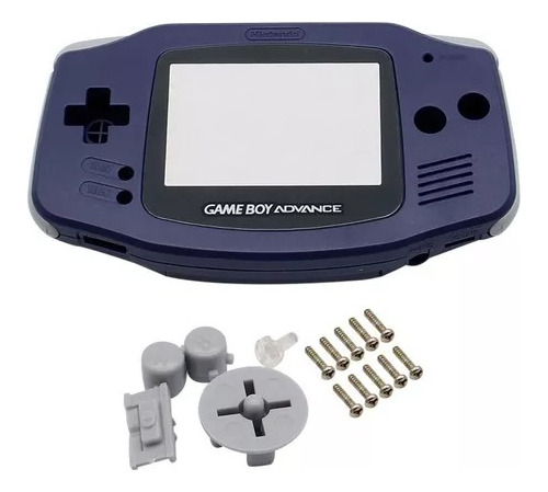 Carcasa Purple De Gba Gameboy Advance Retro 
